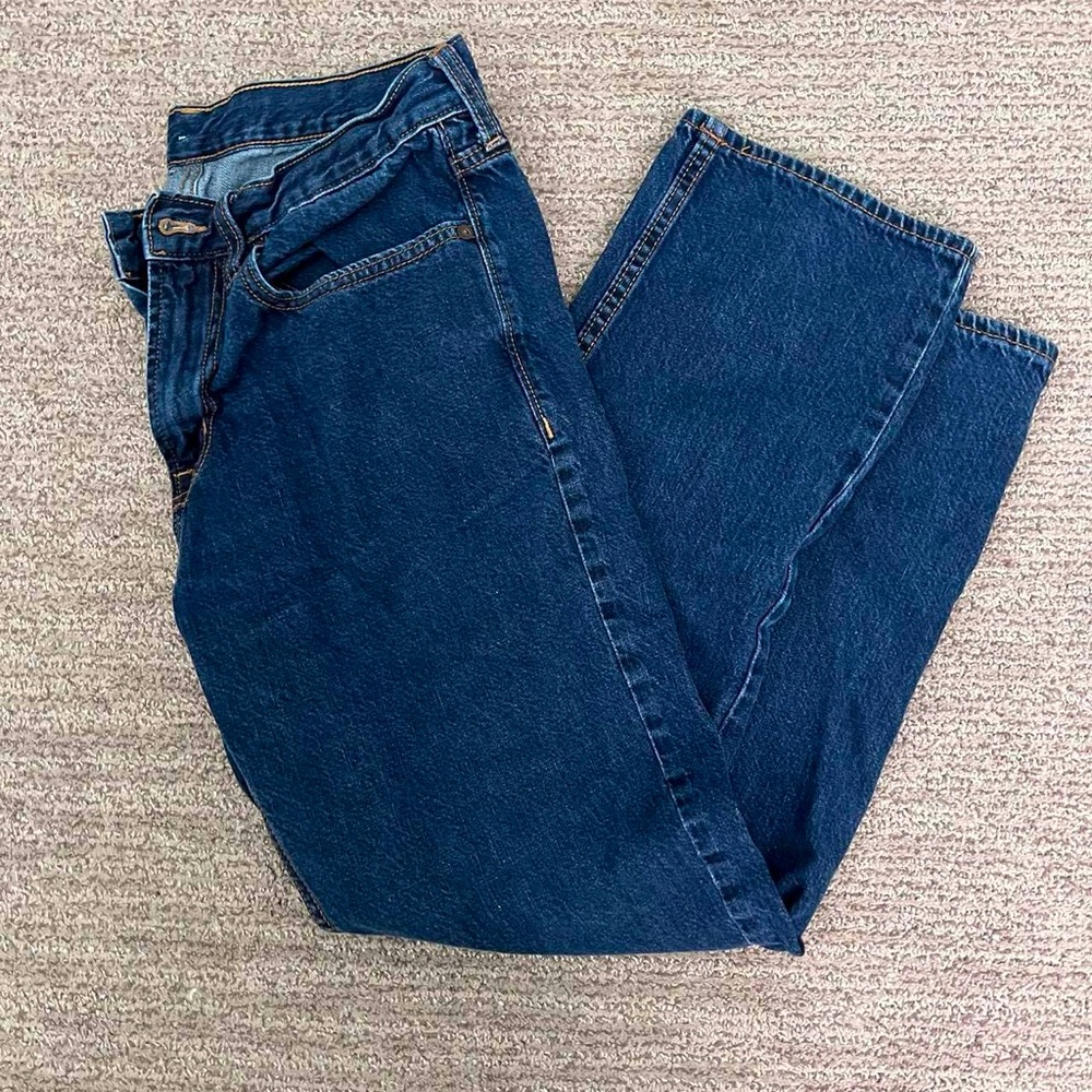 32x30 Men’s navy blue straight leg jeans